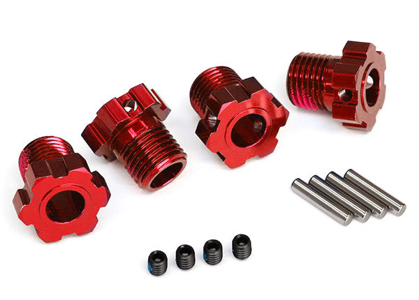 Traxxas 8654R 17mm Splined Wheel Hub Hex Red TRA8654R