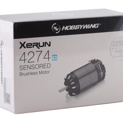 Hobbywing Xerun 4274SD G3 1/8 Scale Sensored Brushless Motor 2250kV 30405001