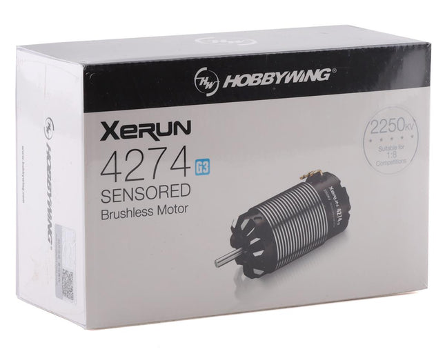 Hobbywing Xerun 4274SD G3 1/8 Scale Sensored Brushless Motor 2250kV 30405001