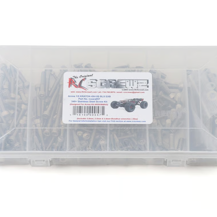 RC Screwz Arrma Kraton 8S BLX EXB 1/5 4x4 Stainless Steel Screw Kit RCZARA057