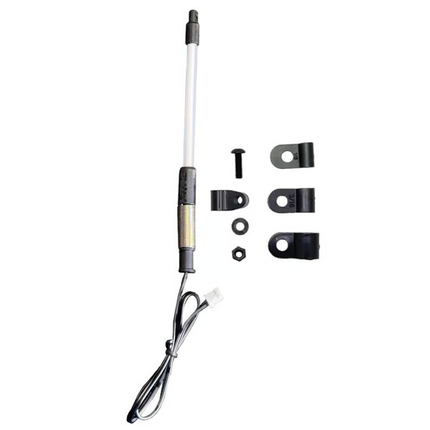 MyTrickRC TrickWhip2 Super Bright Scale Whip Light Tube (Green) (80mm) w/12V-3V Voltage Regulator & Receiver Cable MYKWHIP2-8G-12