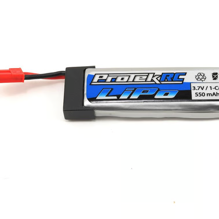 ProTek RC 1S High Power Blade 120SR Helicopter 25C LiPo Battery (3.7V/550mAh) w/JST Connector PTK-5169