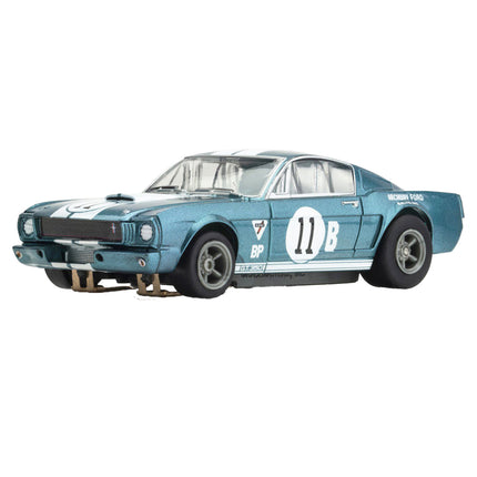 1965 Shelby Mustang GT350R Donohue Blue/White Slot Car AFX22071