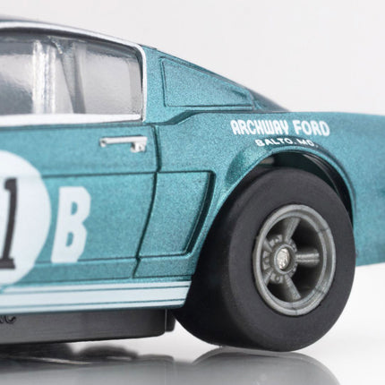 1965 Shelby Mustang GT350R Donohue Blue/White Slot Car AFX22071