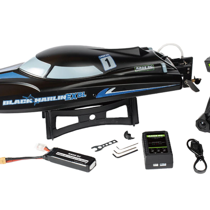 Rage RC Black Marlin EX Brushless RTR Boat RGRB1405