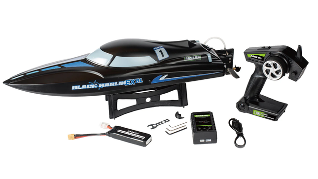 Rage RC Black Marlin EX Brushless RTR Boat RGRB1405