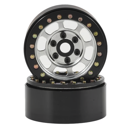 SSD RC Trail 1.9" Steel Beadlock Crawler Wheels (Various Colors) (2)