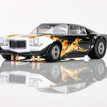 1970 Camaro Wildfire Black/Yellow/Orange HO Scale Slot Car AFX22073