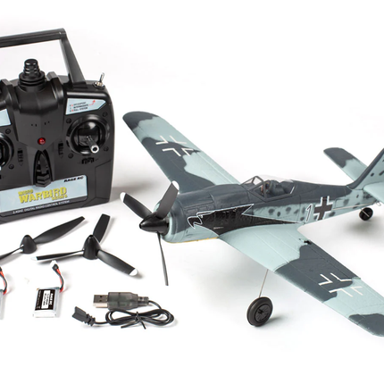 Rage RC Focke-Wulf Fw 190 Micro RTF Airplane with PASS (Pilot Assist Stability Software) System RGRA1308
