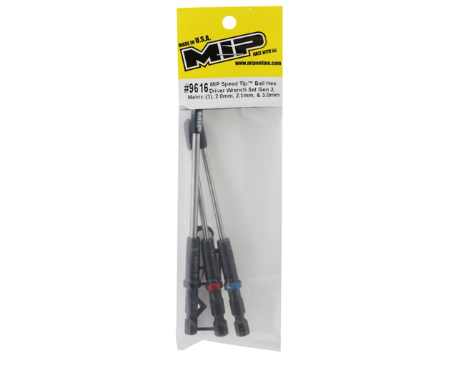 MIP Gen 2 Speed Tip Ball End Hex Wrench Set (2.0, 2.5 & 3.0mm) MIP9616