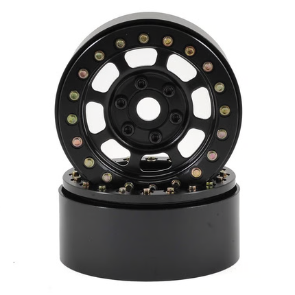 SSD RC Trail 1.9" Steel Beadlock Crawler Wheels (Various Colors) (2)