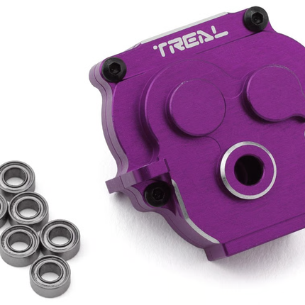 Treal Hobby X003LB0JWP Aluminum Transmission Gearbox Housing for Traxxas TRX-4M (Purple) TLHTTRX-4M-56