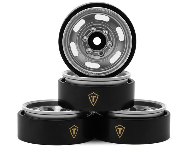 Treal Hobby Type E 1.0" 6-Slot Beadlock Wheels (Various Colors) (4) (21.9g)