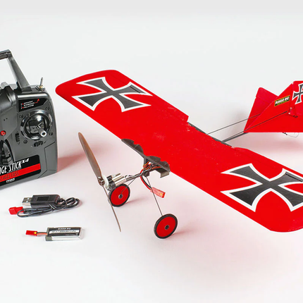 Rage RC Vintage Stick X4 Micro RTF Airplane with PASS (Pilot Assist Stability Software) System RGRA1119