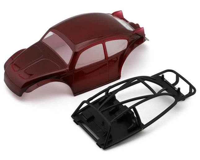 Injora Axial® SCX24 BUG24 1/24 Pre-Painted Rock Crawler Body Set (Red) (132mm Wheelbase) w/LED Light Bar & Interior BUG24-RD