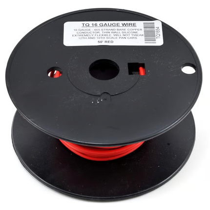 TQ Wire Silicon Wire (Red) (50') (13AWG thru 16AWG)