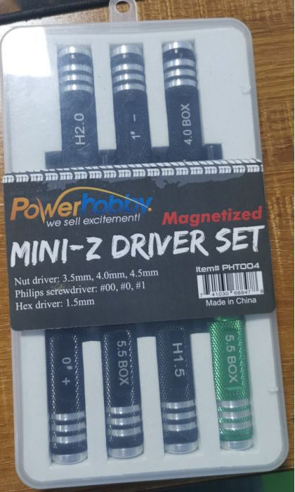 Magentized Kyosho Mini-Z Tools Driver Set PHBPHT004