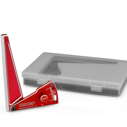 RM2 Aluminum Camber Gauge, 120mm, Red JCO8128