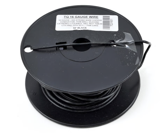 TQ Wire Silicon Wire (Black) (50') (13AWG thru 16AWG)