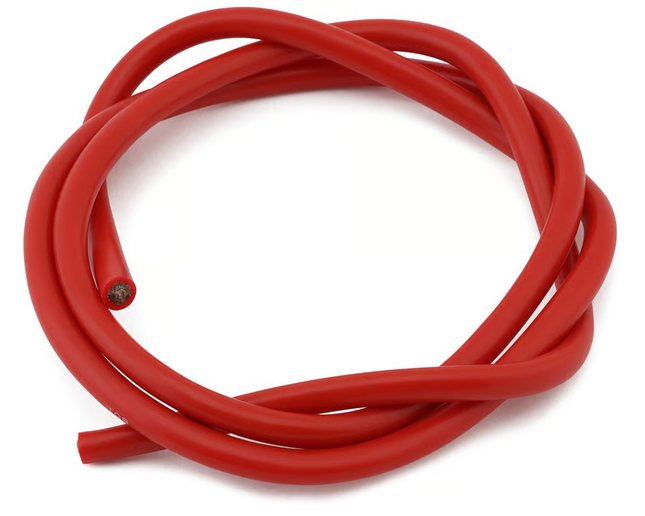 TQ Wire Silicone Wire (Red) (3') (8AWG thru 13AWG)