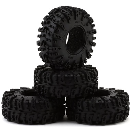 Injora 1.3" Swamp Claw M/T Micro Rock Crawler Tires (4) (70mm OD) (S5) INJYQT-1319
