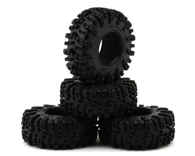 Injora 1.3" Swamp Claw M/T Micro Rock Crawler Tires (4) (70mm OD) (S5) INJYQT-1319