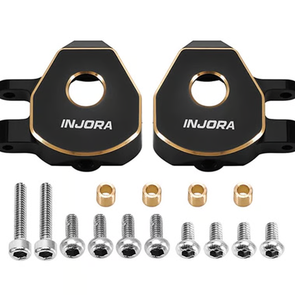 Injora Redcat Ascent-32 Brass Steering Knuckles (Black) (2) (5.4g ea) INJASC32-06BK