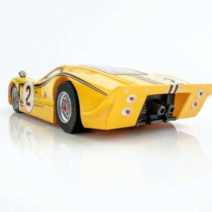 1967 Ford GT40 Mark IV #2 Lemans, Yellow, HO Scale Slot Car AFX22014