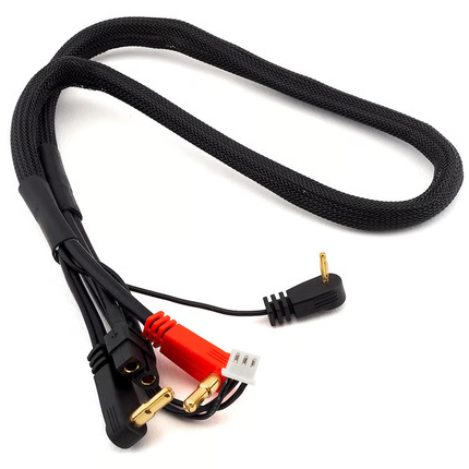 TQ Wire XT60 2S Charge Cable w/4mm & 5mm Bullet Connector (2') (iCharger/iSDT) TQW2723