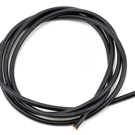 TQ Wire Silicone Wire (Black) (3') (8AWG thru 16AWG)
