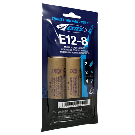 Estes Rockets E12-8 Engines EST10041