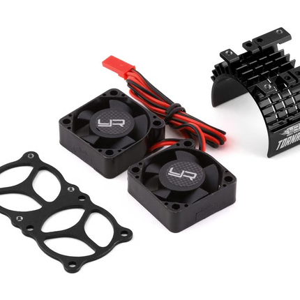 Yeah Racing Aluminum 540/550 Motor Heat Sink w/Twin Tornado Fans (Various Colors)
