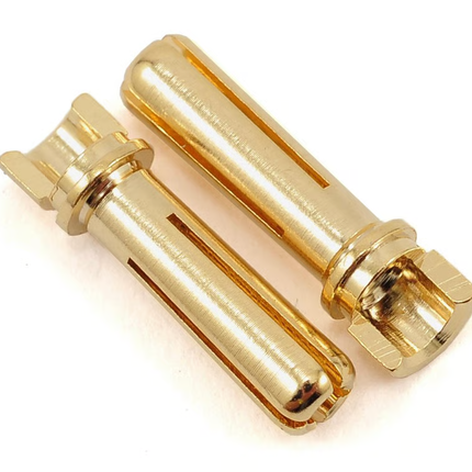 TQ Wire 4mm Narrow Top Male Bullet Connector (Gold) (2) TQW2506