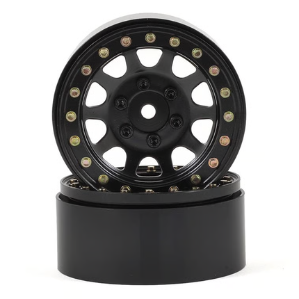SSD RC D Hole 1.9" Steel Beadlock Crawler Wheels (Various Colors) (2)