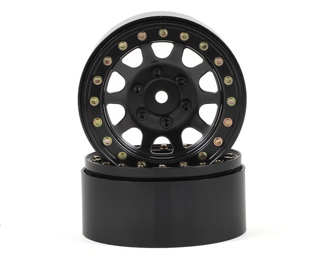 SSD RC D Hole 1.9" Steel Beadlock Crawler Wheels (Various Colors) (2)