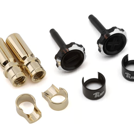 1UP Racing "Lockdown" Adjustable Bullet Plug Grips w/5mm Bullets (Various Colors)