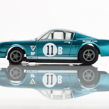 1965 Shelby Mustang GT350R Donohue Blue/White Slot Car AFX22071
