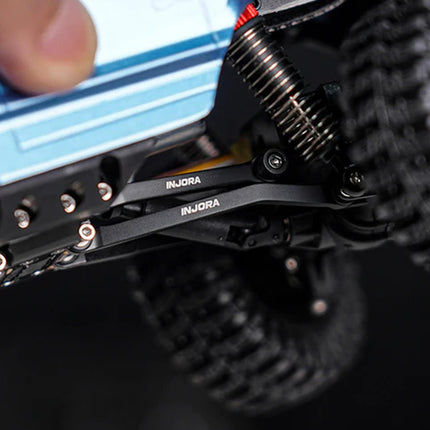 Injora Redcat Ascent-32 Aluminum High Clearance Suspension Links Set (Black) INJASC32-04BK