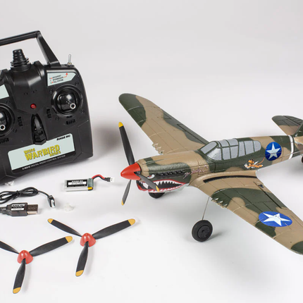 Rage RC Curtiss P-40 Warhawk Micro RTF Airplane w/PASS RGRA1305