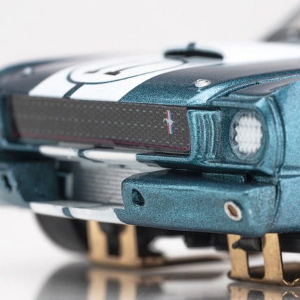 1965 Shelby Mustang GT350R Donohue Blue/White Slot Car AFX22071