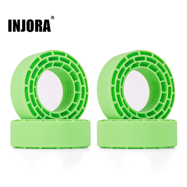 Injora 1.3" Micro Crawler Tires Silicone Rubber Inserts (68-72mm) (Soft) (4) INJYQT-1370GN