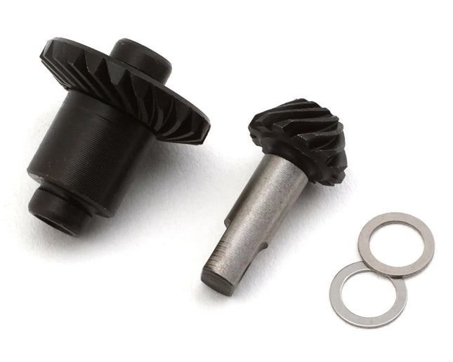 Injora 4M-10-22T Steel Helical Overdrive Differential Gears Set for Traxxas® TRX-4M™ (12T/22T) (Overdrive 9%) INJ4M-10-22T