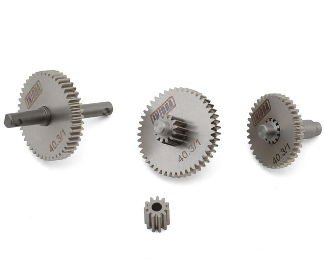 Injora 4M-36 Stainless Steel Low Range Transmission Gear Set for Traxxas® TRX-4M™ (40.3:1 Crawl Ratio) INJ4M-36