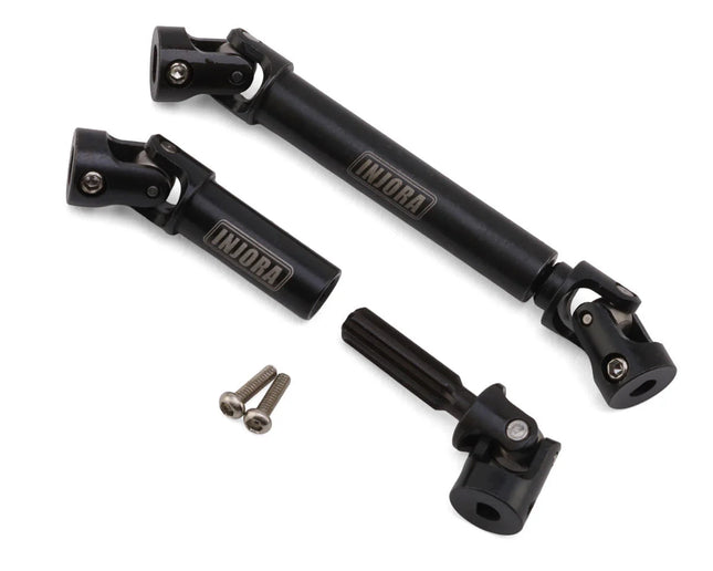 Injora Hardened Steel Drive Shafts for Traxxas® TRX4M™ High Trail (HT K10/F150) INJ4M-84BK