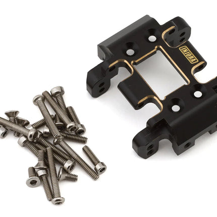 Injora Redcat Ascent-18 Brass Skid Plate (Black) (21g) ASC18-03BK