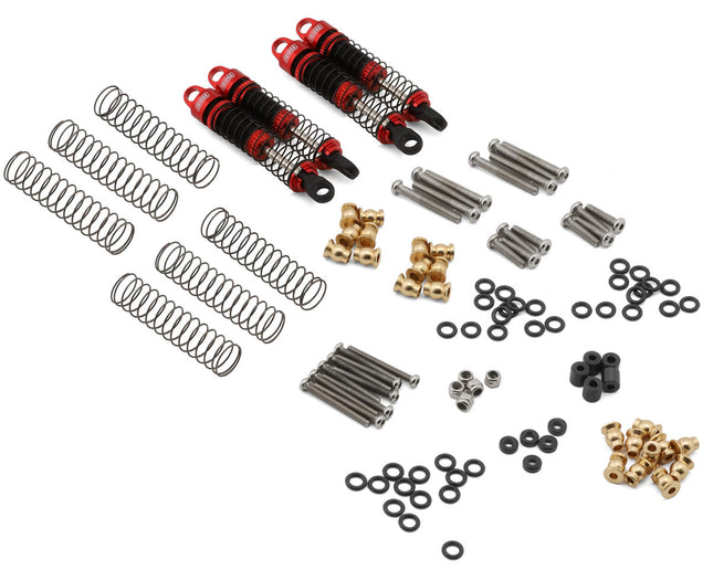 Injora ASC18-09RD-4 Ascent18/Venture18 53mm Aluminum Oil-Filled Shocks (Red) (4) INJASC18-09RD-4