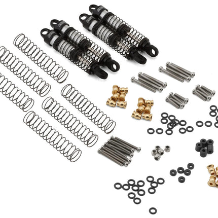 Injora ASC18-10BS-4 Ascent18/Venture 18 Long Travel 59mm Aluminum Oil-Filled Shocks (Black) (4) INJASC18-10BS-4
