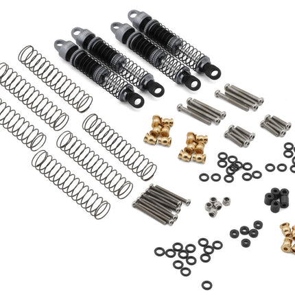 Injora ASC18-10GL-4 Ascent18/Venture 18 Long Travel 59mm Aluminum Oil-Filled Shocks (Grey) (4) INJASC18-10GL-4