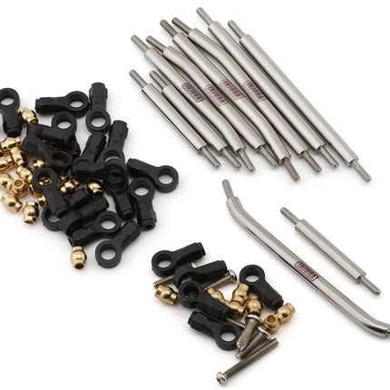 Injora ASC18-11-12 Redcat Ascent18 Stainless Steel High Clearance Links Set w/Steering Links INJASC18-11-12