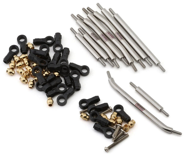 Injora ASC18-11-12 Redcat Ascent18 Stainless Steel High Clearance Links Set w/Steering Links INJASC18-11-12